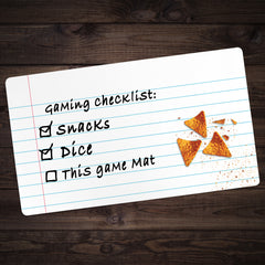 Gaming Checklist Playmat