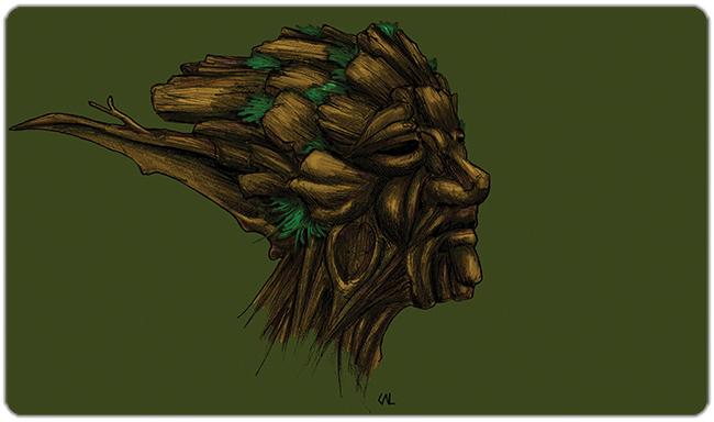Wood Troll Playmat - Case Lopez - Mockup