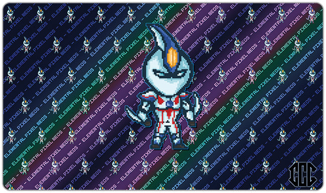 Neos Pixel Playmat - Casual Card Gamer - Mockup