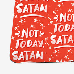 Not Today Satan Pattern Playmat - CatCoq - Corner