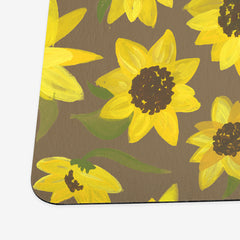 Sunflowers Acrylic Playmat - CatCoq - Mockup - Kraft