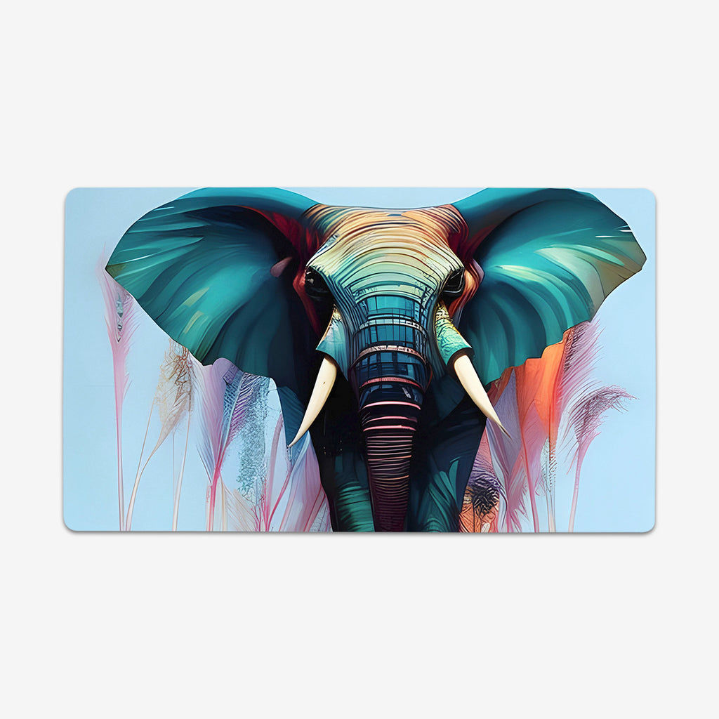 Turquoise Elephant Playmat