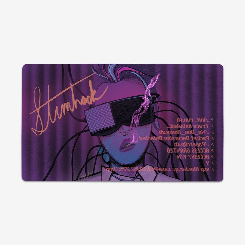 Stimhack Thin Desk Mat - Chris Hertlein - Mockup