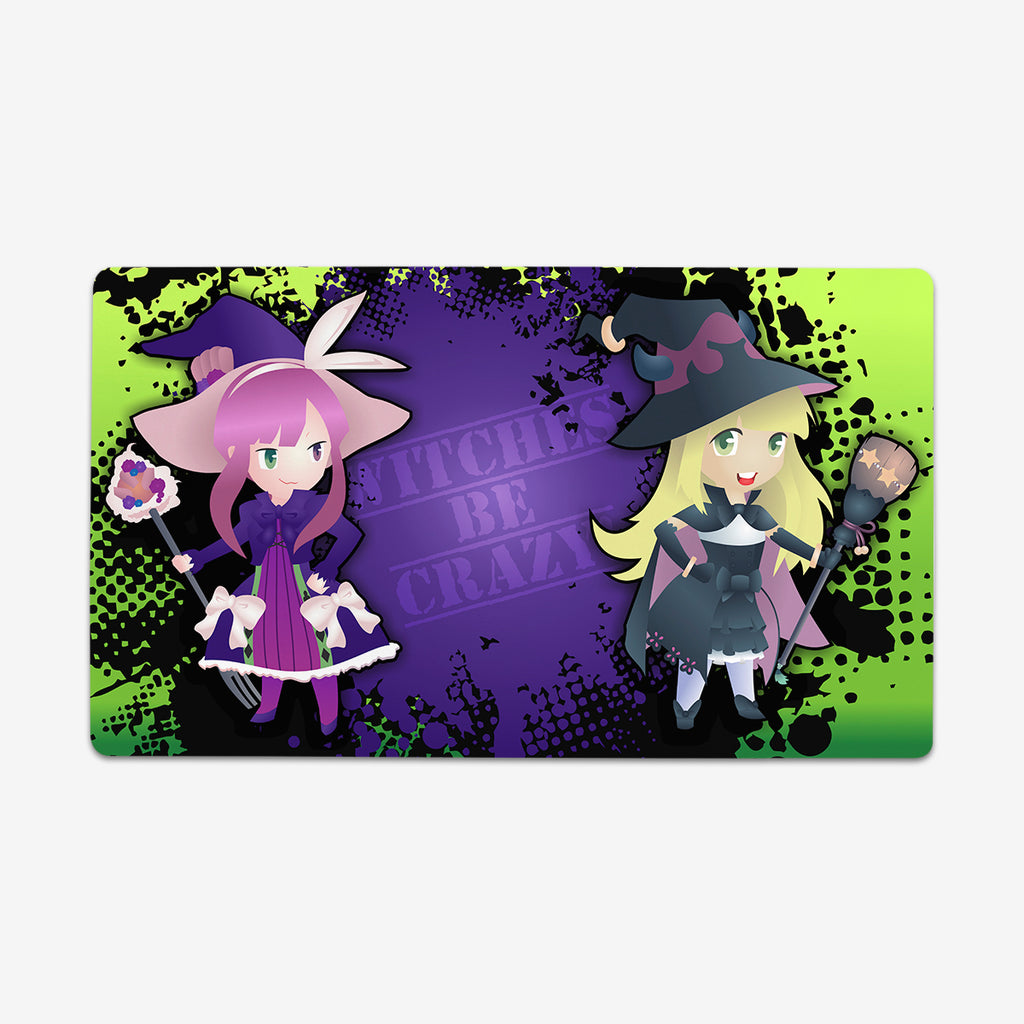 Witches be Crazy Playmat - GChristopher Dickson - Mockup