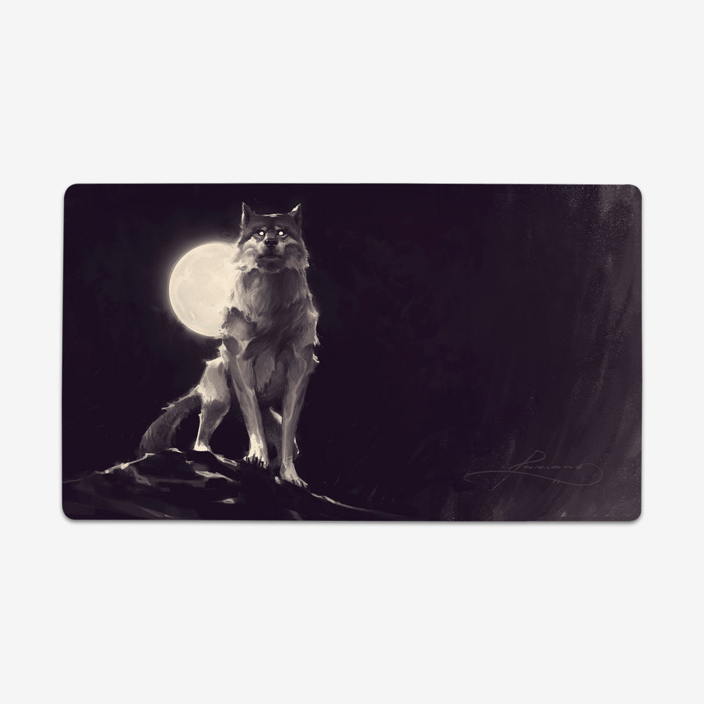 Moonlit Wolf Playmat - Christopher Pariano - Mockup