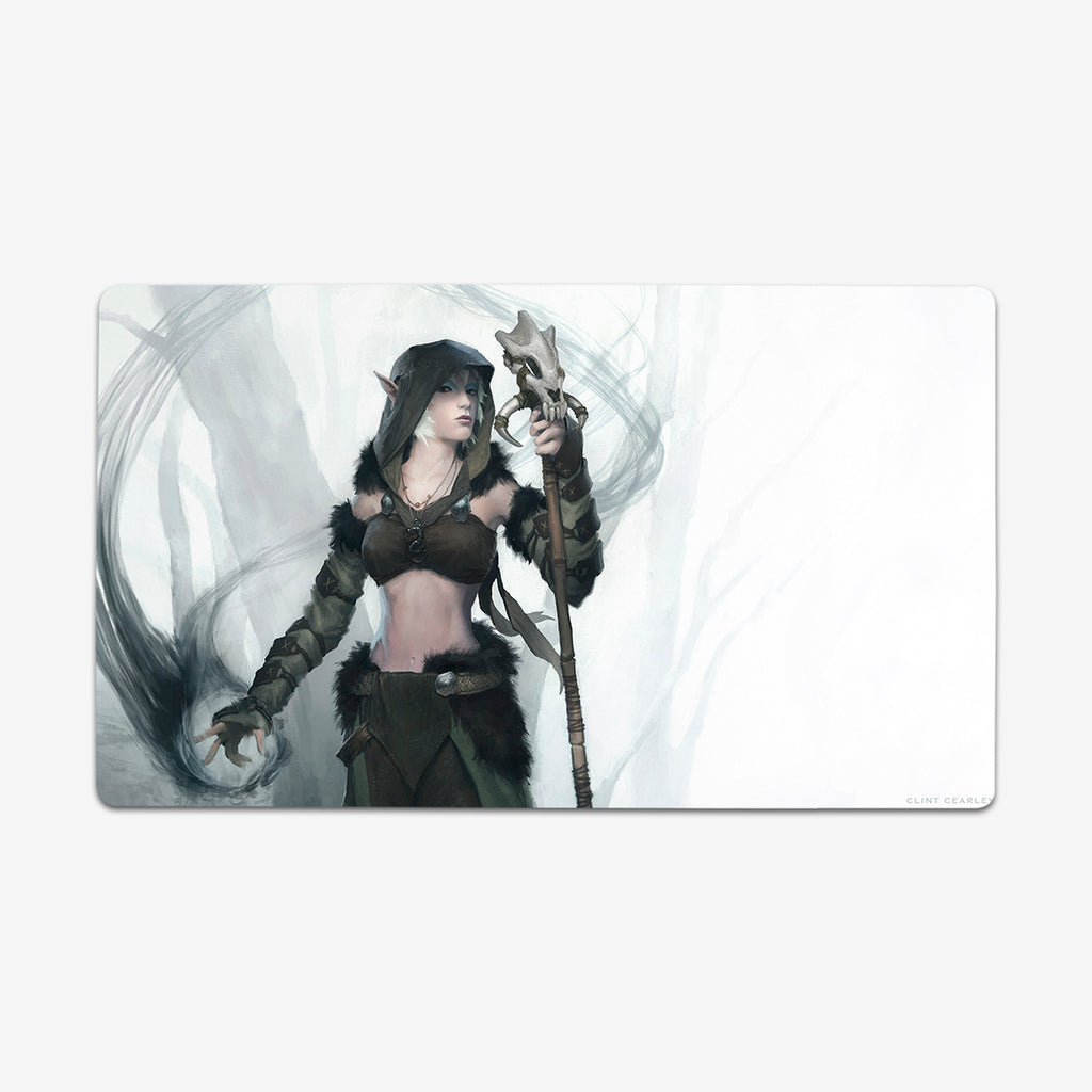 Elfin Druid Playmat - Clint Cearley - Mockup