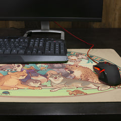 A Vizier and his Pets Thin Desk Mat