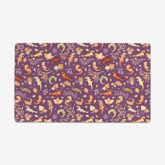 Autumn Geckos Playmat - Colordrilos - Mockup - Purple