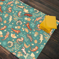Autumn Geckos Playmat
