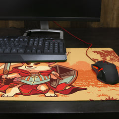 Warrior Corgi Thin Desk Mat