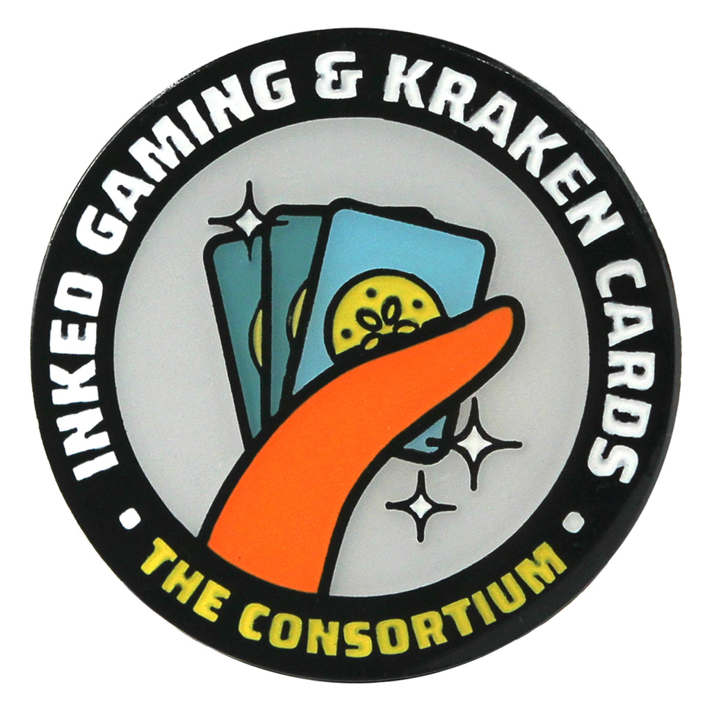 Consortium Pin - Inked Gaming & Kraken Cards