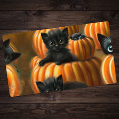 Pumpkin Kittens Playmat