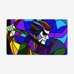 Stained Glass Warrior Playmat