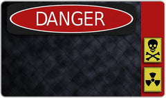 Danger Zone Playmat - Flinxz - Mockup