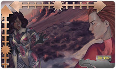 Nadira vs Ayza Playmat - Time Wars - Mockup