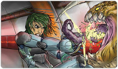 Red Alert Playmat - David North - Mockup