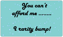 Rarity Bump Playmat - Derek Shaffer - Mockup