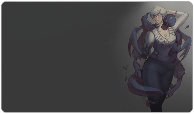 Corrupted Cupid Playmat - Destiny Miller - Mockup