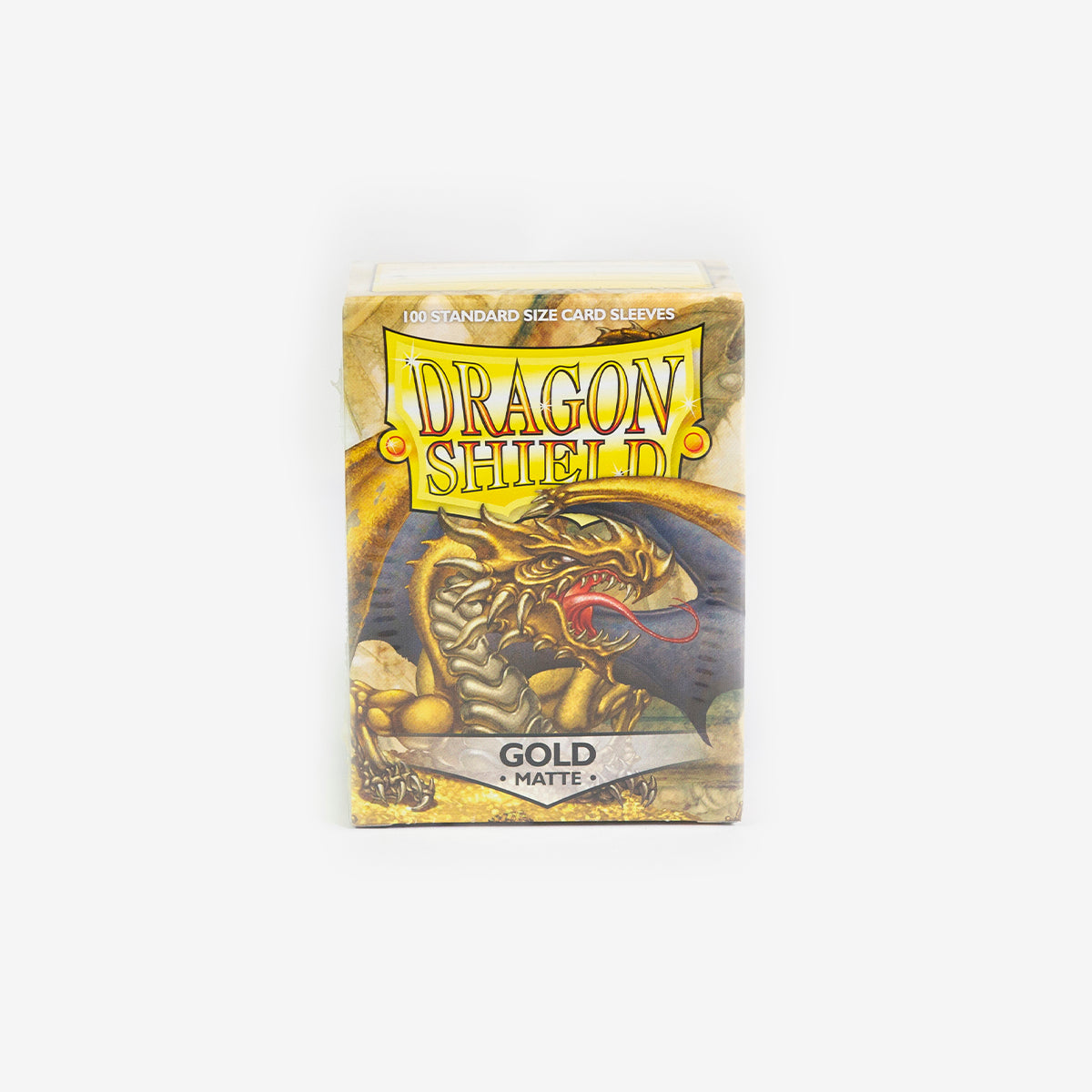 Plastfickor: Dragon Shield - Gold - 100 st 63 x 88 mm