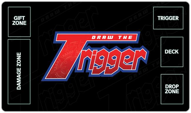 Draw the Trigger Playmat - Draw the Trigger - Mockup - Black