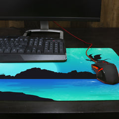 Synth Dragon Dreamscape Thin Desk Mat