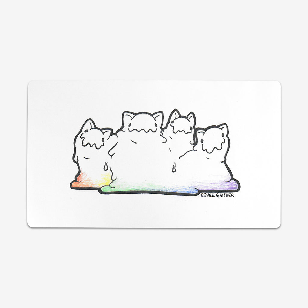 Rainbow Gloopy Cats Playmat