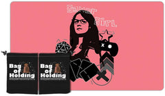 GIFT BUNDLE: Dice Bag and Playmat Gamer Girl Gift Set