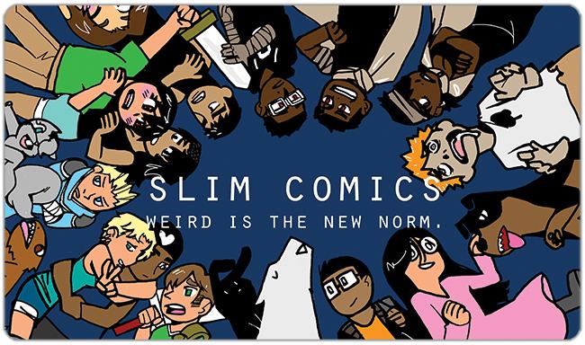 Slim Comics Playmat - Eli Beaird - Mockup