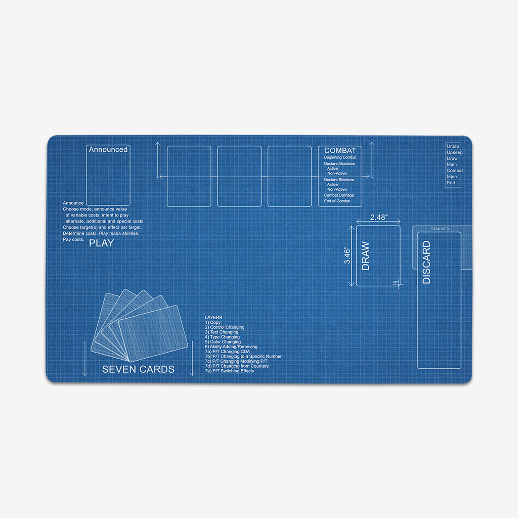 Blueprint Playmat - Flinxz - Mockup - Blue - Alternate