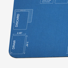Blueprint Playmat - Flinxz - Corner - Blue - Lefty