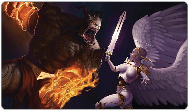 Automata Battle Playmat - Francisco Mendez - Mockup