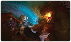 Mage vs Dragon Playmat - Francisco Mendez - Mockup