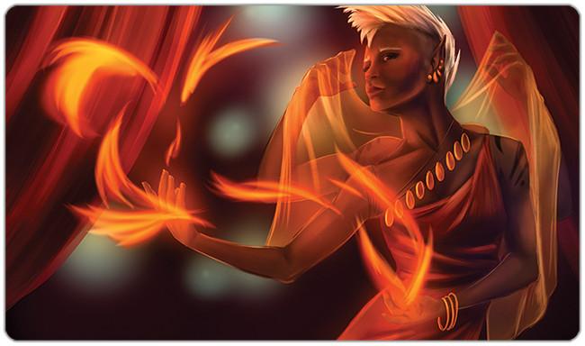 Fire Maiden Playmat - HSuits - Mockup