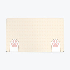 White Bean Kitten Paws Playmat