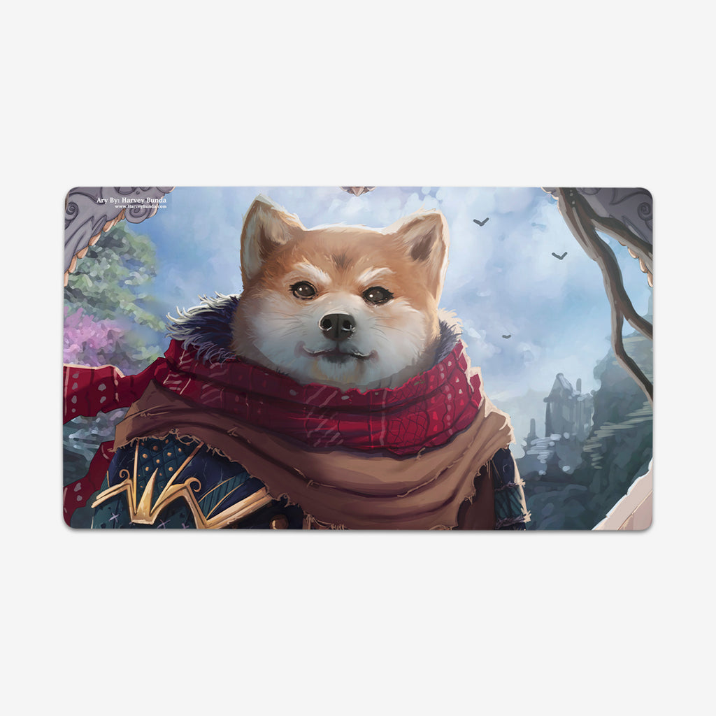 Yolo Bojangels Thin Desk Mat - Harvey Bunda - Mockup