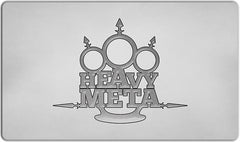 HeavyMeta Clean White Playmat - TheProxyGuy - Mockup