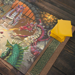 Dragons and Dungeons...and Dragons Playmat