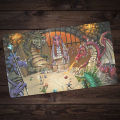 Dragons and Dungeons...and Dragons Playmat