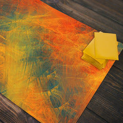 Abstract Fire Playmat