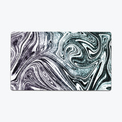 Abstract Marbled Paper Thin Desk Mat