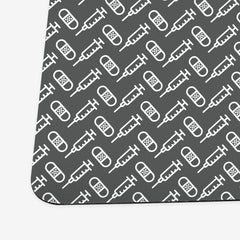 Bandage and Vaccine Playmat - Inked Gaming - EG - Corner - Gray