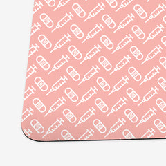 Bandage and Vaccine Playmat - Inked Gaming - EG - Corner - Pink