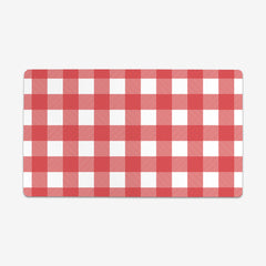 Classic Gingham Playmat - Inked Gaming - HD - Mockup - Red