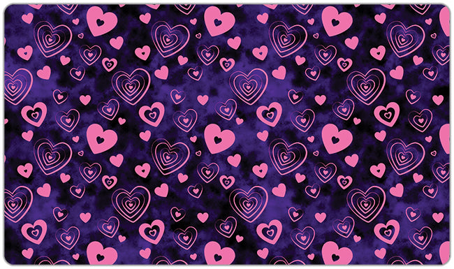 Cloudy Valentine Playmat - Inked Gaming - HD - Mockup - Purple