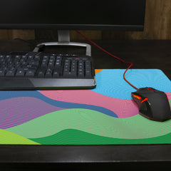 Curves of the Mountain Thin Desk Mat