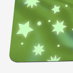 Galaxy Of Stars Playmat - Inked Gaming - HD - Corner - Green
