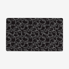 Ghost Pile Thin Desk Mat