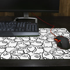 Ghost Pile Thin Desk Mat