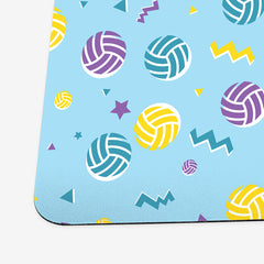 Go For The Volley Playmat - Inked Gaming - HD - Corner - Blue