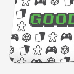 Close up of the the green version of Good Game by Inked Gaming.